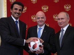 Путин передал эмиру Катару эстафету чемпионата мира по футболу