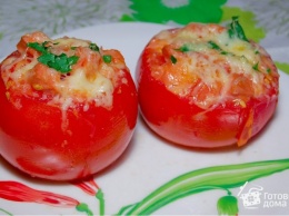 Идея для ПП-ужина: помидоры, запеченные с яйцами и грибами