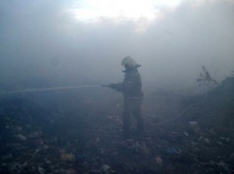 Пожар на Полтавщине: огнем объята местная свалка