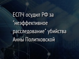 ЕСПЧ осудил РФ за "неэффективное расследование" убийства Анны Политковской