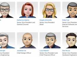 Apple заменила фотографии ключевых сотрудников на Memoji