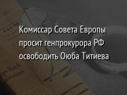 Комиссар Совета Европы просит генпрокурора РФ освободить Оюба Титиева