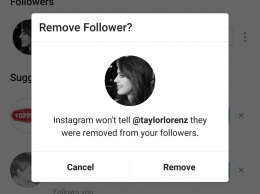 Instagram позволит пользователям удалять их подписчиков без неловких уведомлений