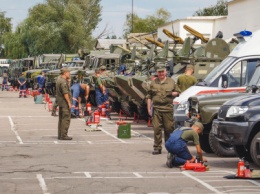 В воинской части Павлограда прошла масштабная проверка техники