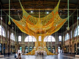 В Цюрихе на вокзале установили вязаное дерево для релакса (фото)