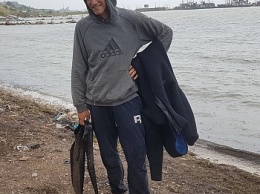 В Бердянске в Азовском море спасли спортсмен-экстремала