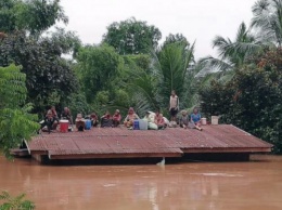Несколько погибших, сотни пропавших без вести после разрушения плотины в Лаосе