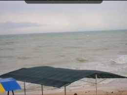В Кирилловке на море начался шторм (фото)