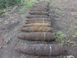 Пиротехники Кривого Рога уничтожили арсенал боеприпасов, которые житель Широковского района нашел у себя в огороде