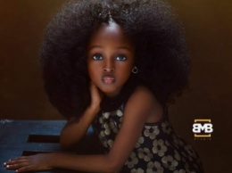 5-летнюю нигерийку назвали самой красивой девочкой в мире. Фото