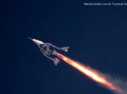 Туристический космический корабль Virgin Galactic установил рекорд скорости