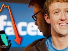 Акции Facebook рухнули на 24%