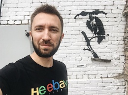 В Киеве появилось граффити с подписью таинственного Бэнкси