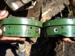 Саперы нашли на Донбассе запрещенные противопехотные мины из России