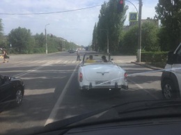Раритетный кабриолет «Волга» восхитил волжан