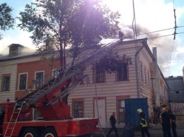 В Харькове ликвидировали пожар в здании академии