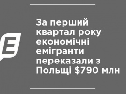 За первый квартал года экономические эмигранты перевели из Польши $790 млн