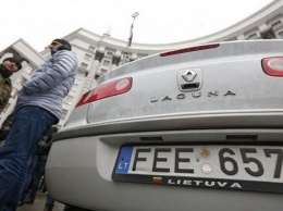 «Евробляхи» уже составляют 10% от всех легковых автомобилей в Украине