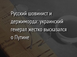 Русский шовинист и держиморда: украинский генерал жестко высказался о Путине