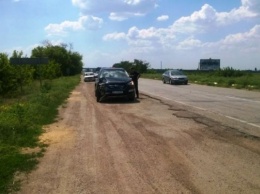 На Бериславском шоссе ДТП: маршрутка с детьми столкнулась с внедорожником