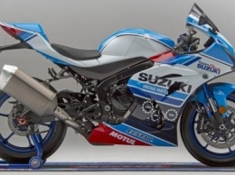 Мотоцикл Suzuki GSX-R1000R в классических гоночных цветах