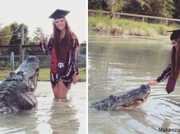 21-летняя девушка сделала фото с 4-метровым крокодилом. Вот что было потом