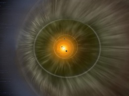 NASA обнаружило огромную сияющую «водородную стену» на краю Солнечной системы