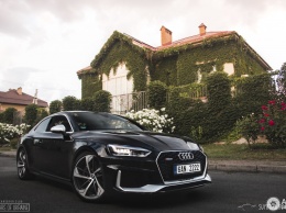 В Украине засняли новейшее заряженное купе Audi на еврономерах