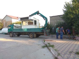 В Николаеве городские власти демонтировали незаконную газозаправочную станцию на Кузнецкой