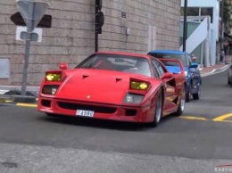 В Монако засняли Ferrari F40 с прямотоком