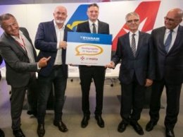 Ryanair начинает продавать билеты на рейсы Air Malta