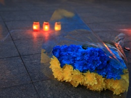 В центре Одессы почтили память воинов, погибших за независимость Украины