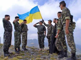 Военнослужащие ООС поздравили народ Украины с Днем независимости (ВИДЕО)