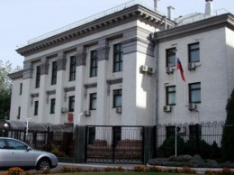 Российское консульство в Киеве задымелось на День Независимости Украины