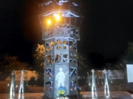 На Одесчине открыли памятник "киборгам" в форме башни Донецкого аэропорта
