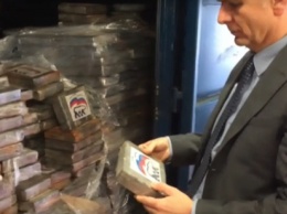 В Бельгии изъяли крупную партию кокаина с логотипом "Единая Россия"