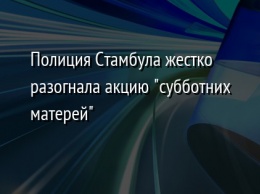 Полиция Стамбула жестко разогнала акцию "субботних матерей"