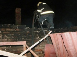 В Запорожской области горел дом - пострадал пожилой мужчина