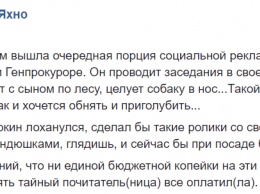 "Одни собирают на АТО, другие тратят на клипы". Зачем Луценко заказал себе рекламу, в которой обнимается с собакой