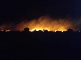 В Бердянске масштабный пожар