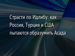 Страсти по Идлибу: как Россия, Турция и США пытаются образумить Асада