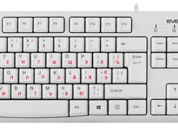 Клавиатура SVEN KB-S300 представлена в новом белом цвете
