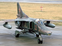 В Индии потерпел крушение советский истребитель-бомбардировщик МиГ-27