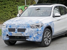 Электрический BMW iX3 предстал на новых фото с тестов