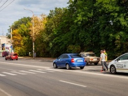 В Днепре водитель Hyundai сбила мужчину на пешеходном переходе