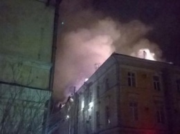 В жилом доме на Тверской произошел пожар