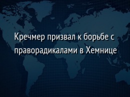 Кречмер призвал к борьбе с праворадикалами в Хемнице