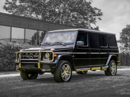 Олигархам не показывать: роскошный бронированный лимузин Mercedes G63