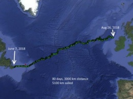 Автономный корабль-дрон впервые переплыл Атлантику