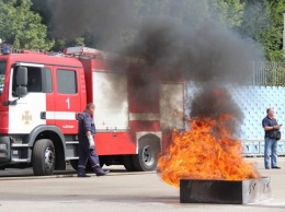В Днепре соревновались пожарные украинских ТЭС